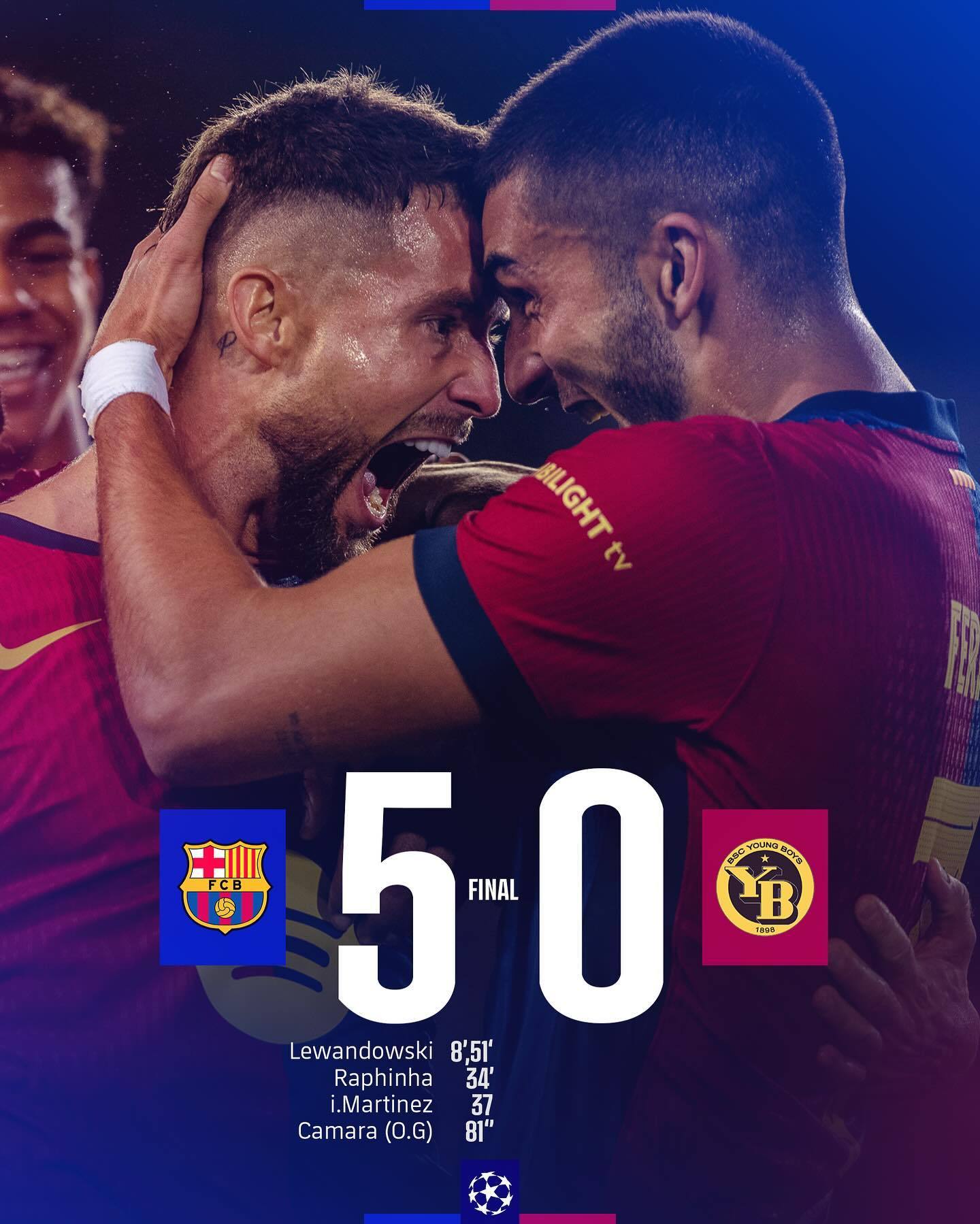 曼城翻盘巴黎，莱万状态火热