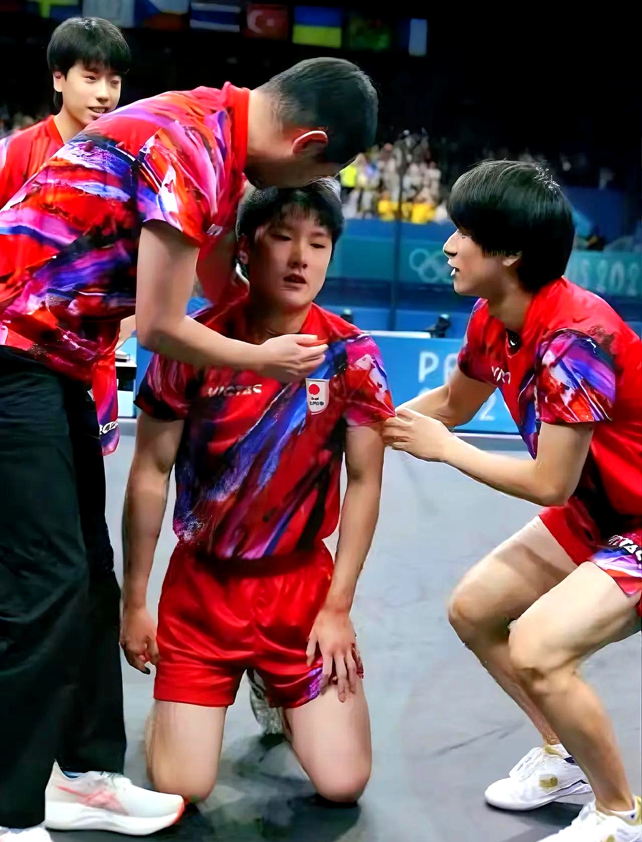 法国队逆转瑞典队，张本智和点燃赛场